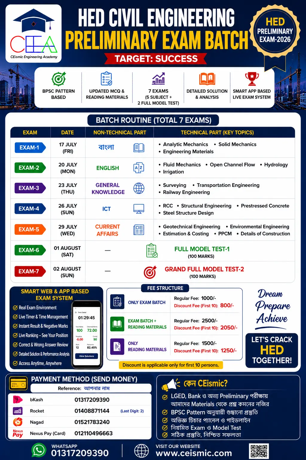 HED Preliminary Exam Batch-2026